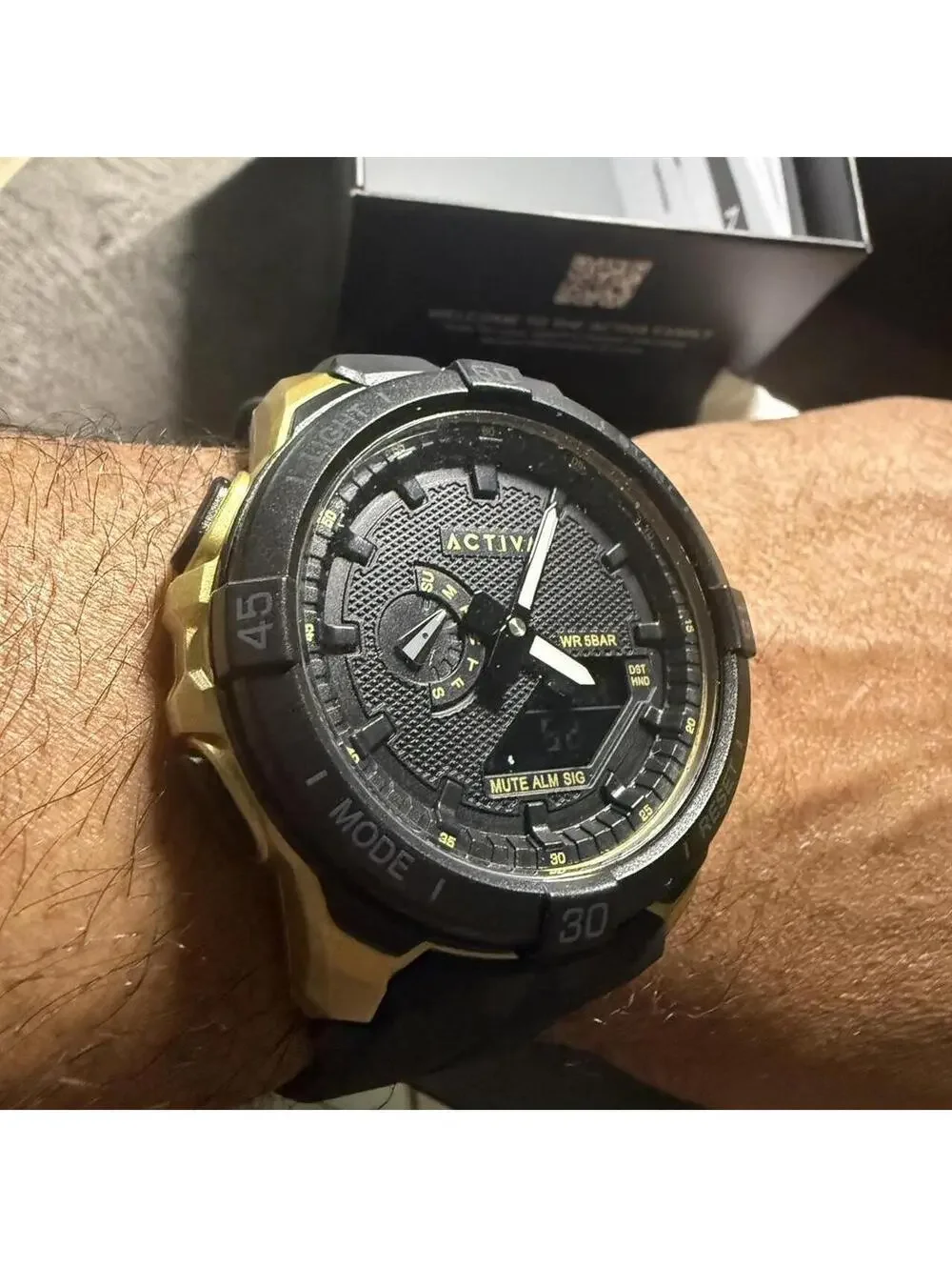 Invicta - Activa Spry Digital Essentials Men 53mm ABS Gold